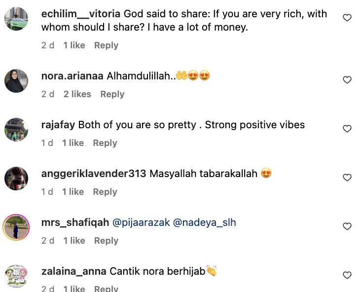 Umie Aida terharu Nora Danish 